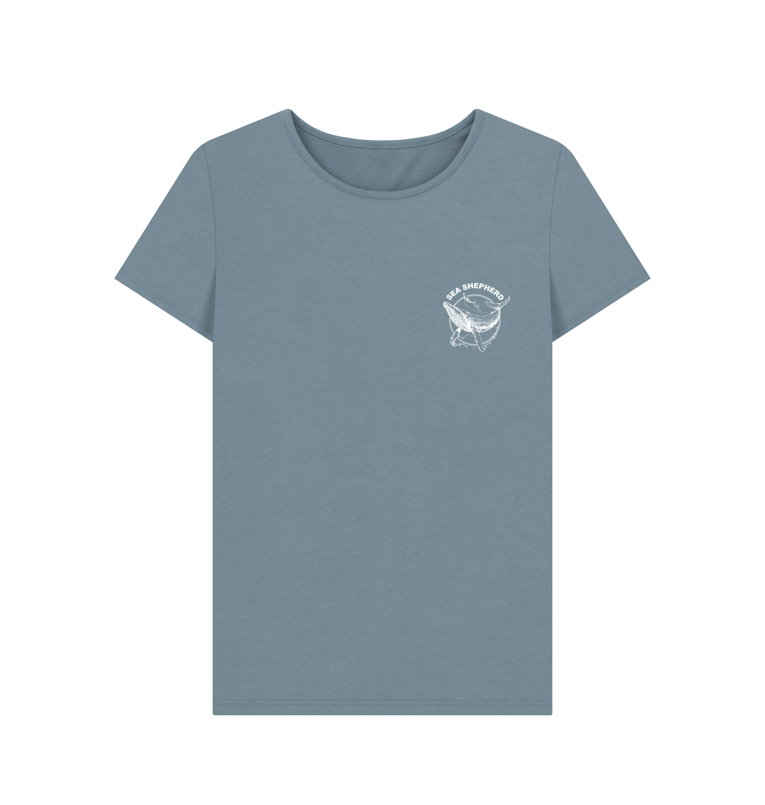 Stone Blue Printed T-shirt